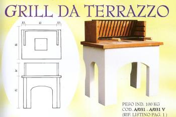 Grill aperto da terrazzo