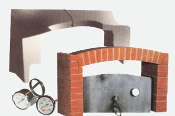 Rivestimento bocca forno in mattoni e cappe forno