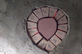 Un capolavoro, Il cuore della volta del forno costruita in mattoni refrattari