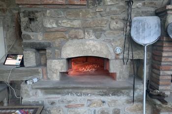 Forno Standard 110 cm a bocca larga da 70 cm in baita di alta montagna