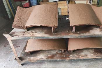 Cupola Forno Linea Casa finita in essicazione 